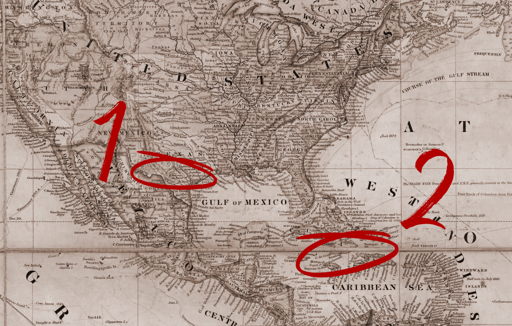 Position von fiktiven State Dakoma 1875