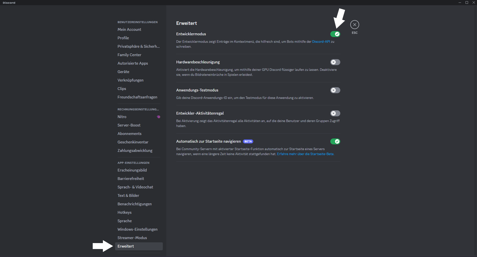 Discord-ID | Schritt 1